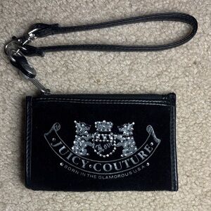 Juicy Couture Y2K Black Wristlist/Wallet